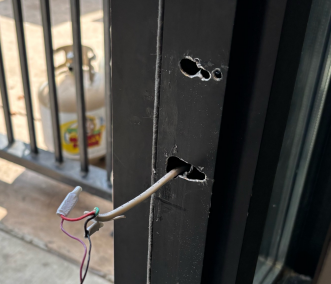 Door Access Key Pad Install