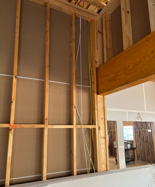 Open Construction – Running Cat6 Shielded Cable