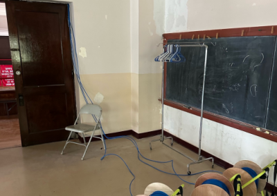 Running Cat6 Shielded Cable At a School