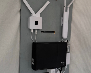 Existing Restaurant Client Needed a Mobile Router Set Up For Local Outdoor Events – We Custom Built This Movable System