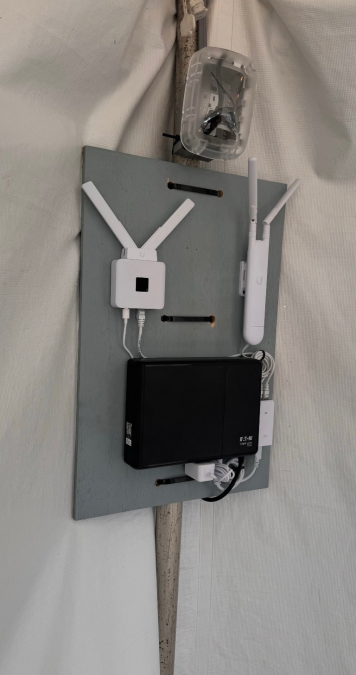 Existing Restaurant Client Needed a Mobile Router Set Up For Local Outdoor Events – We Custom Built This Movable System